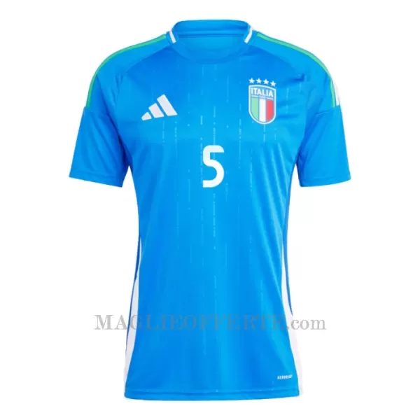 Maglia Italia Manuel Locatelli 5 Gara Home Euro 2024