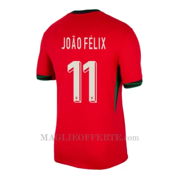 Maglia Portogallo João Félix 11 Gara Home Euro 2024