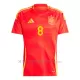 Maglia Spagna Fabian Ruiz 8 Gara Home Euro 2024