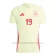 Maglia Spagna Lamine Yamal 19 Gara Away Euro 2024