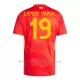 Maglia Spagna Lamine Yamal 19 Gara Home Euro 2024