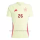 Maglia Spagna Pedri 26 Gara Away Euro 2024