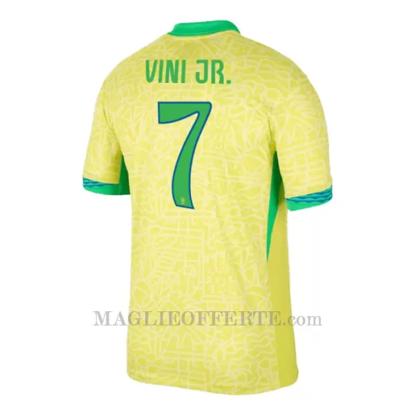 Maglia Brasile Vinicius Junior 7 Gara Home 2024