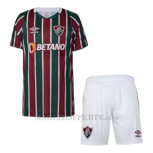 Maglia Fluminense FC Bambino Gara Home 2024/25