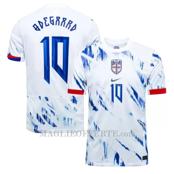 Maglia Norvegia Martin Ødegaard 10 Gara Away 2024