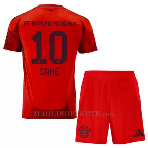 Maglia FC Bayern Monaco Leroy Sané 10 Bambino Gara Home 2024/25