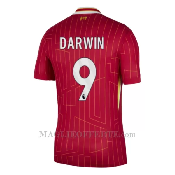 Maglia Liverpool Darwin Núñez 9 Gara Home 2024/25