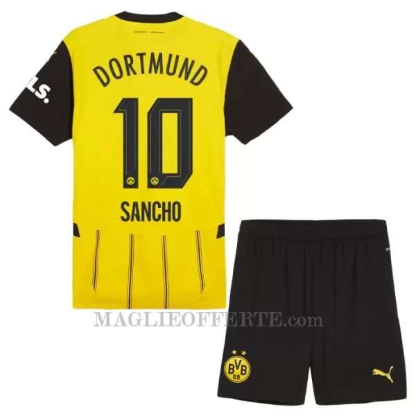 Maglia Borussia Dortmund Jadon Sancho 10 Bambino Gara Home 2024/25