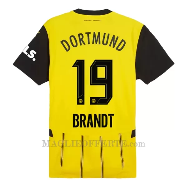 Maglia Borussia Dortmund Julian Brandt 19 Bambino Gara Home 2024/25