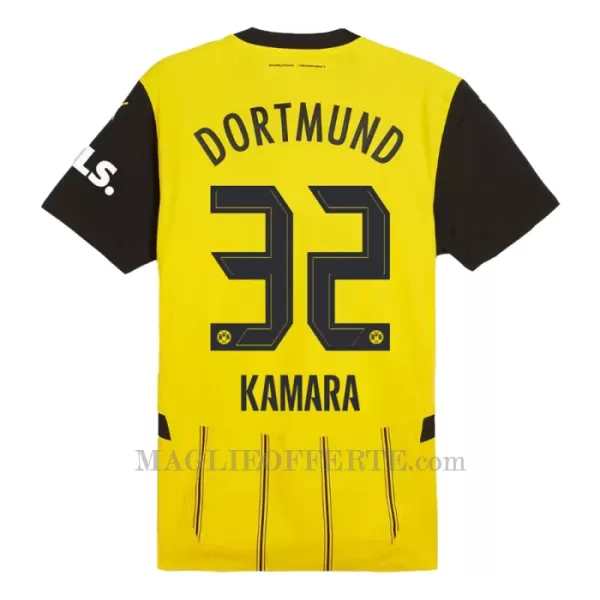 Maglia Borussia Dortmund Kamara 32 Gara Home 2024/25