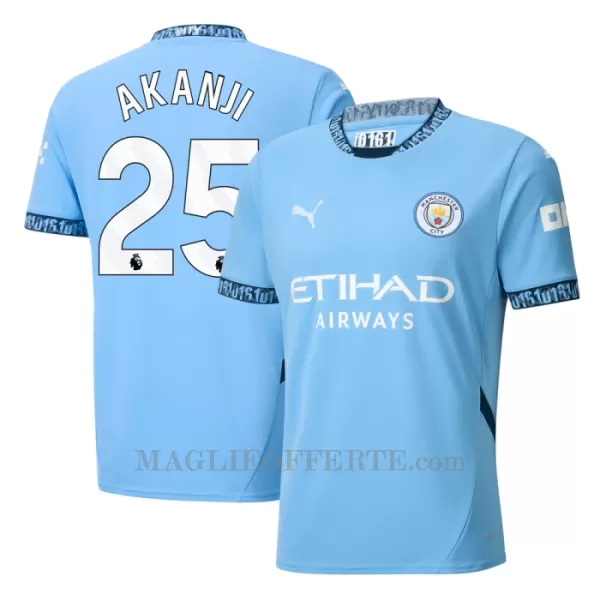 Maglia Manchester City Akanji 25 Gara Home 2024/25