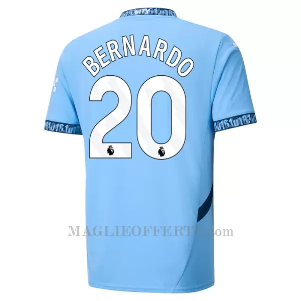 Maglia Manchester City Bernardo Silva 20 Bambino Gara Home 2024/25