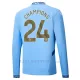 Maglia Manchester City Champions 24 Gara Home 2024/25 Maniche Lunghe