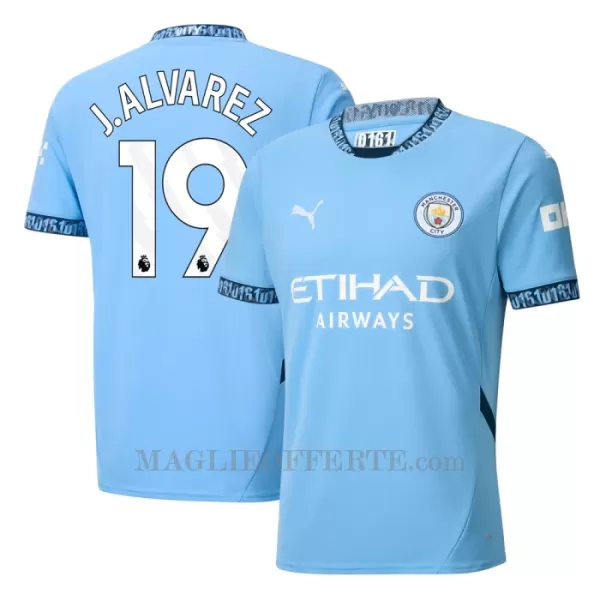 Maglia Manchester City Julián Álvarez 19 Gara Home 2024/25