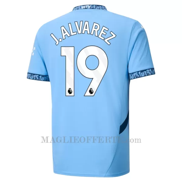 Maglia Manchester City Julián Álvarez 19 Gara Home 2024/25