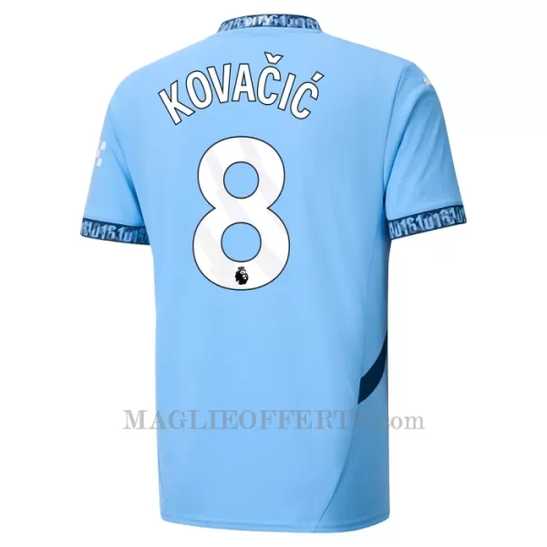 Maglia Manchester City Mateo Kovacic 8 Bambino Gara Home 2024/25