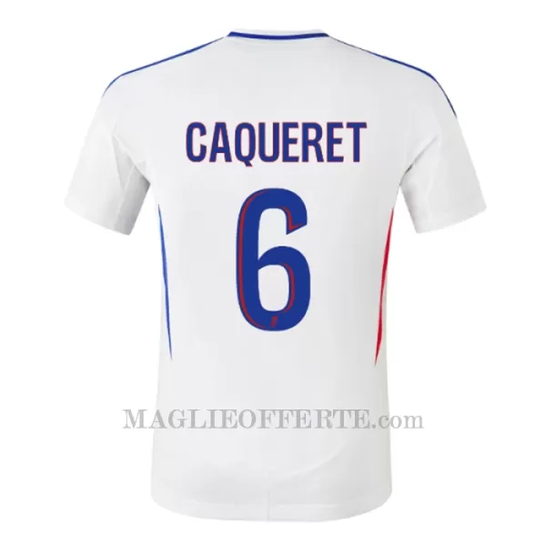 Maglia Olympique Lione Maxence Caqueret 6 Gara Home 2024/25