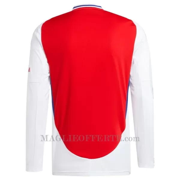 Maglia Arsenal Bambino Gara Home 2024/25 Maniche Lunghe