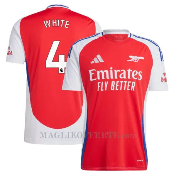 Maglia Arsenal Ben White 4 Gara Home 2024/25