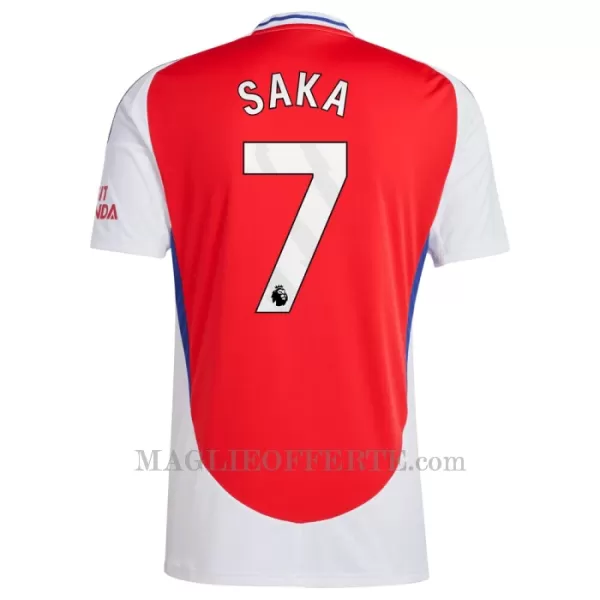 Maglia Arsenal Bukayo Saka 7 Bambino Gara Home 2024/25