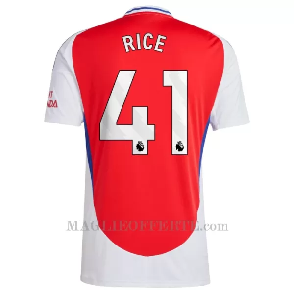 Maglia Arsenal Declan Rice 41 Gara Home 2024/25