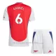 Maglia Arsenal Gabriel 6 Bambino Gara Home 2024/25