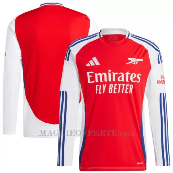 Maglia Arsenal Gara Home 2024/25 Maniche Lunghe