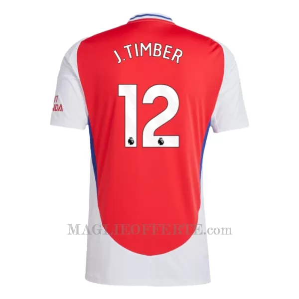 Maglia Arsenal J. Timber 12 Gara Home 2024/25