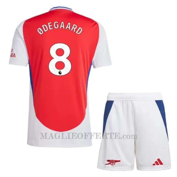 Maglia Arsenal Martin Ødegaard 8 Bambino Gara Home 2024/25