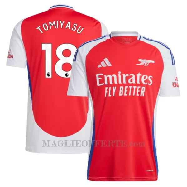 Maglia Arsenal Tomiyasu 18 Gara Home 2024/25