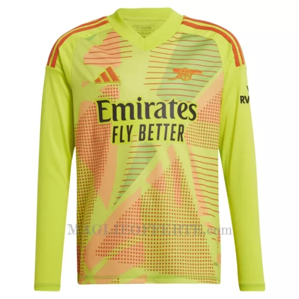 Maglia Portiere Arsenal Gara Home 2024/25 Maniche Lunghe