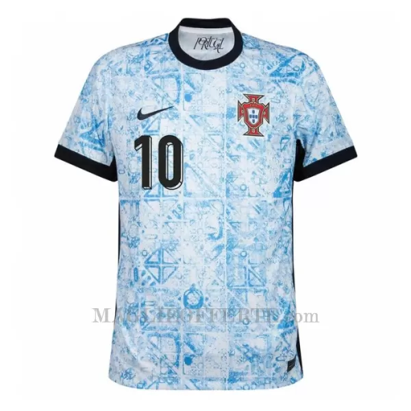 Maglia Portogallo Bernardo Silva 10 Gara Away Euro 2024