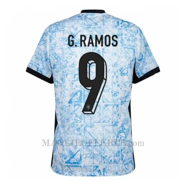 Maglia Portogallo G. Ramos 9 Gara Away Euro 2024