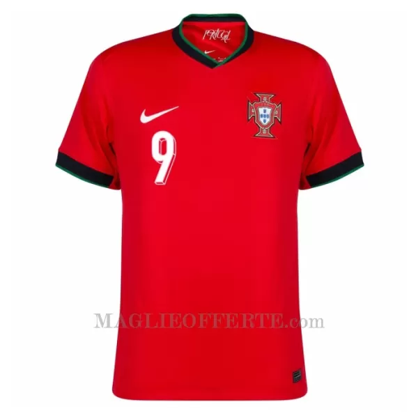 Maglia Portogallo G. Ramos 9 Gara Home Euro 2024