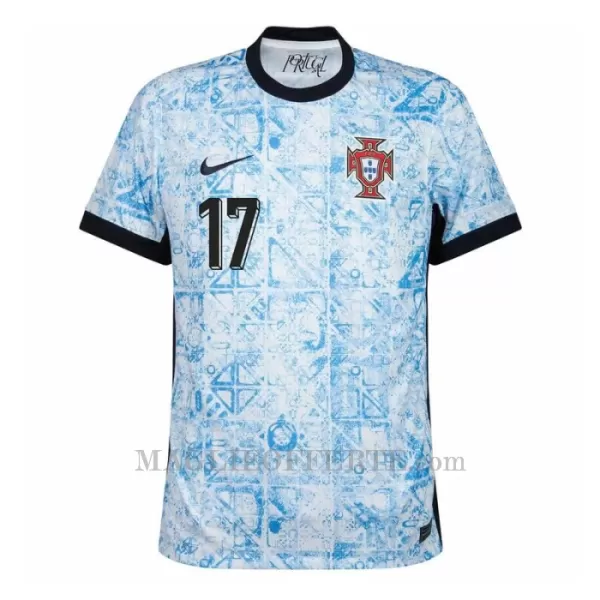 Maglia Portogallo Rafael Leão 17 Gara Away Euro 2024