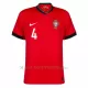 Maglia Portogallo Rúben Dias 4 Gara Home Euro 2024