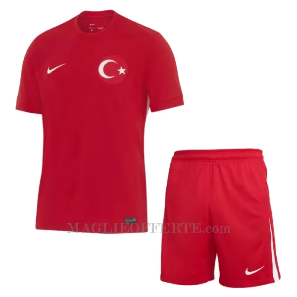 Maglia Turchia Bambino Gara Away Euro 2024