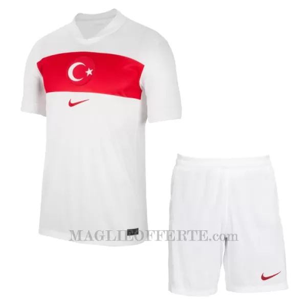 Maglia Turchia Bambino Gara Home Euro 2024