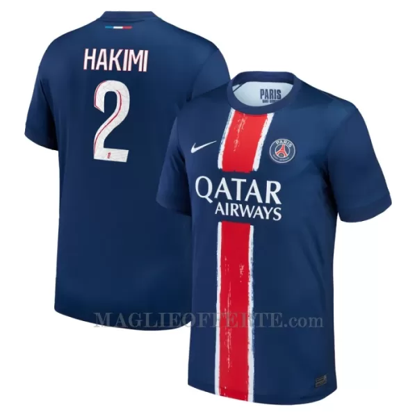 Maglia Paris Saint-Germain Achraf Hakimi 2 Gara Home 2024/25