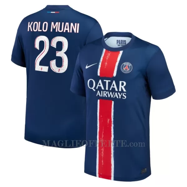 Maglia Paris Saint-Germain Kolo Muani 23 Gara Home 2024/25