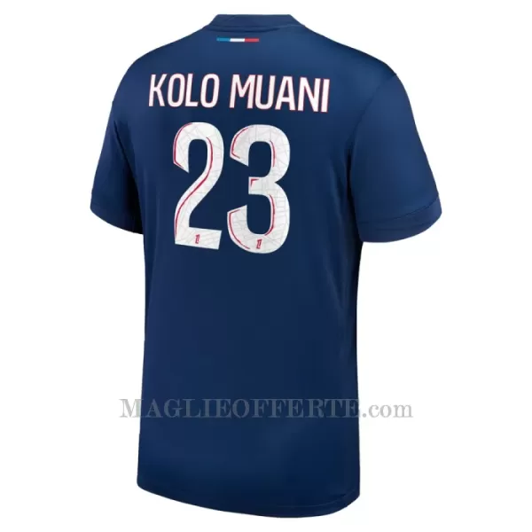 Maglia Paris Saint-Germain Kolo Muani 23 Gara Home 2024/25