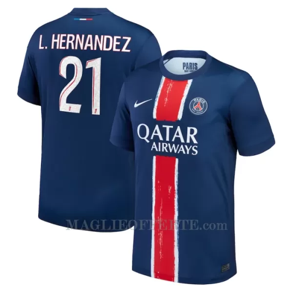 Maglia Paris Saint-Germain Lucas Hernandez 21 Gara Home 2024/25