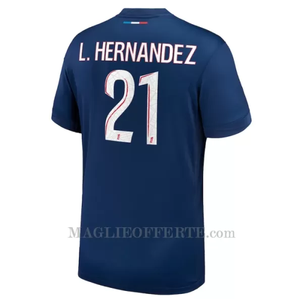 Maglia Paris Saint-Germain Lucas Hernandez 21 Gara Home 2024/25