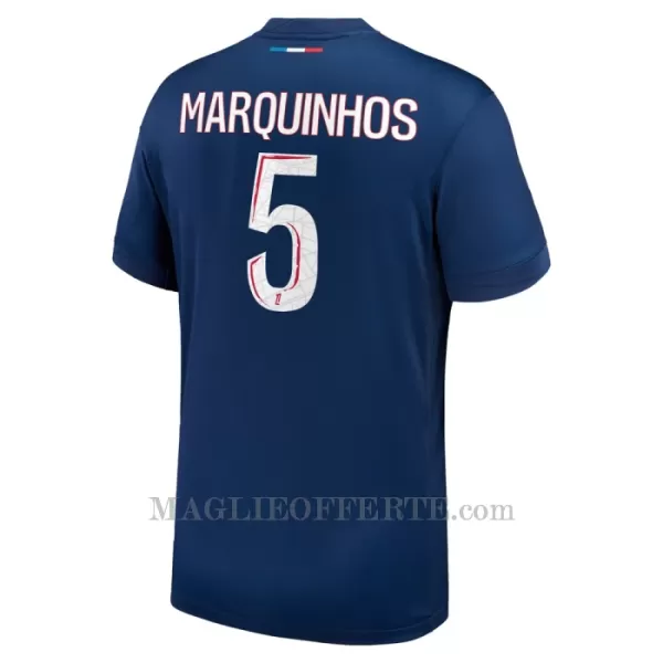 Maglia Paris Saint-Germain Marquinhos 5 Gara Home 2024/25