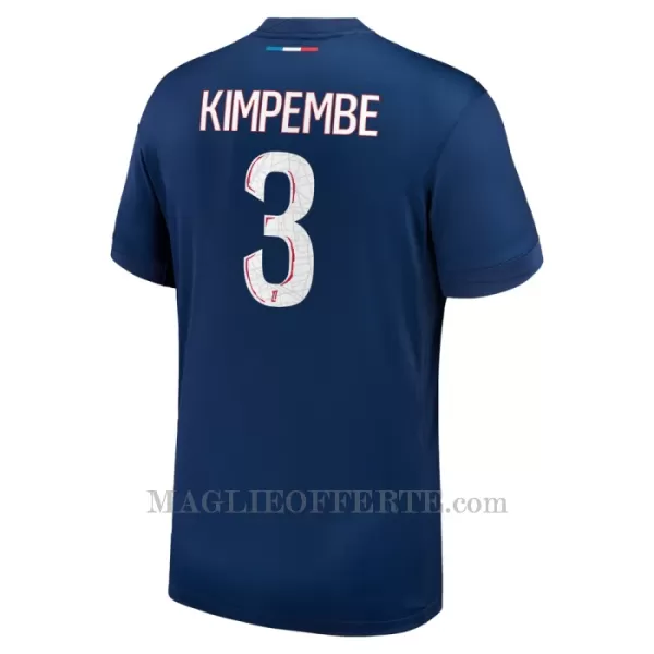 Maglia Paris Saint-Germain Presnel Kimpembe 3 Gara Home 2024/25