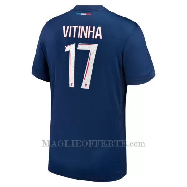 Maglia Paris Saint-Germain Vitinha 17 Gara Home 2024/25