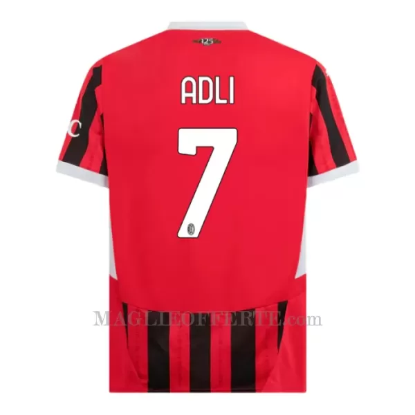 Maglia AC Milan Adli 7 Bambino Gara Home 2024/25