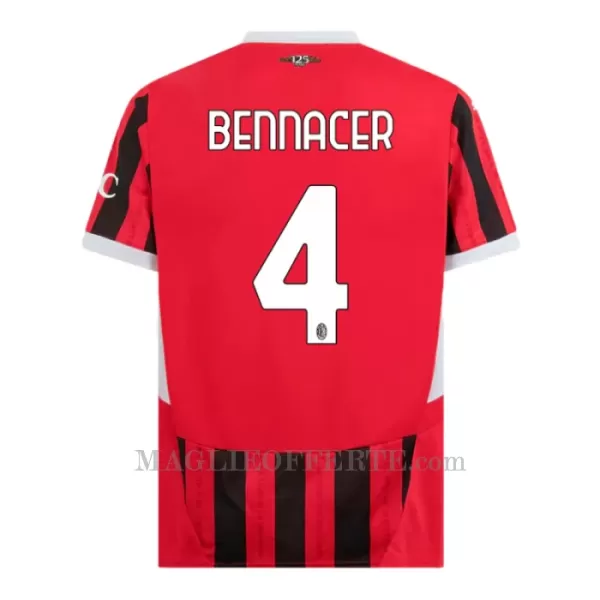 Maglia AC Milan Bennacer 4 Bambino Gara Home 2024/25