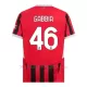 Maglia AC Milan Gabbia 46 Gara Home 2024/25