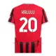 Maglia AC Milan Pierre Kalulu 20 Gara Home 2024/25